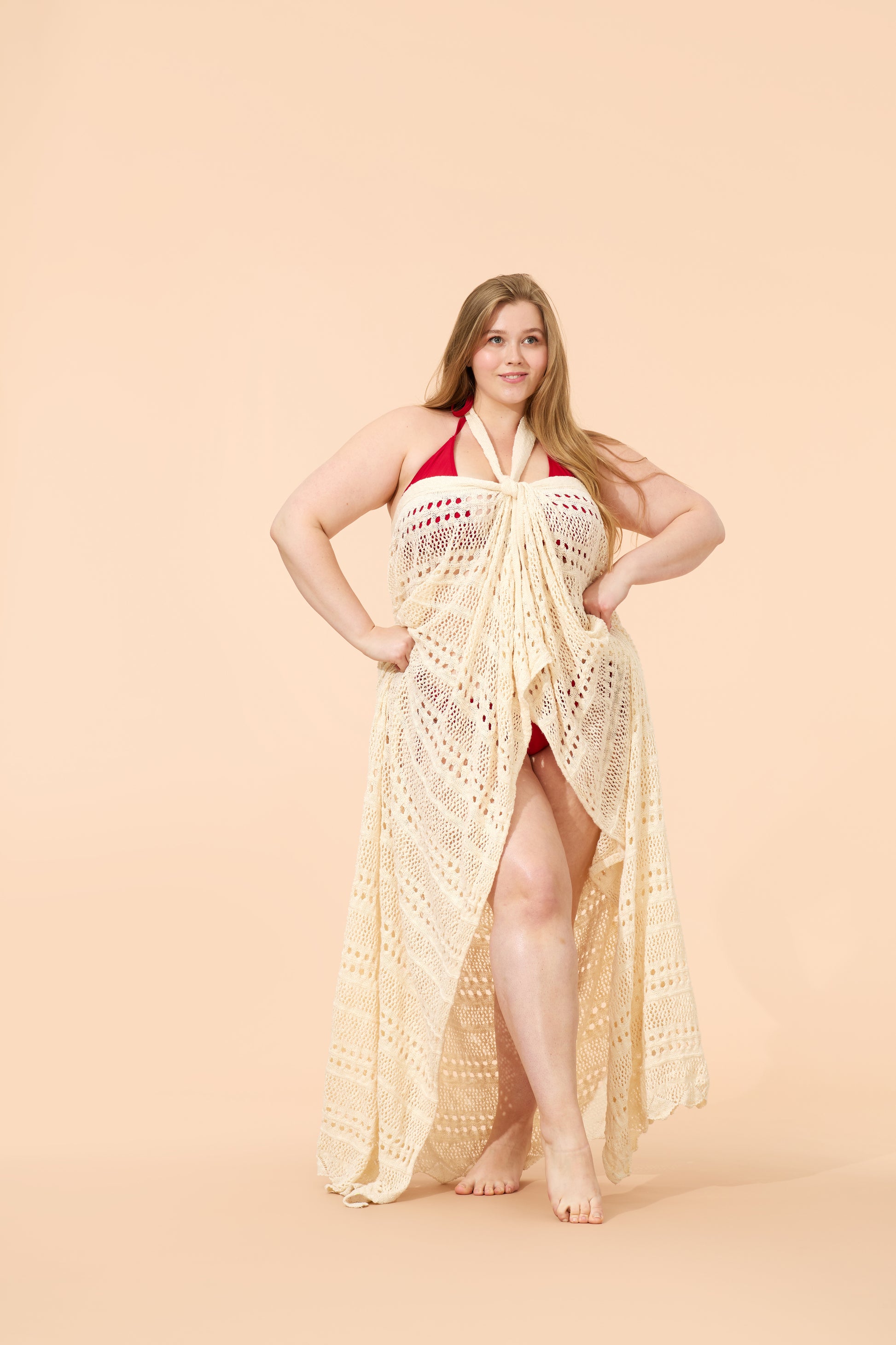 Extended Long Multi Way Knit Maxi Cover Up